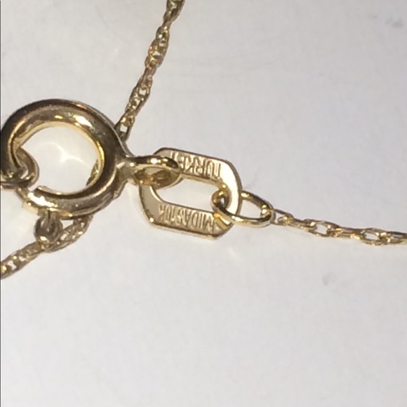 10k diamond necklace. - Picture 7 of 9